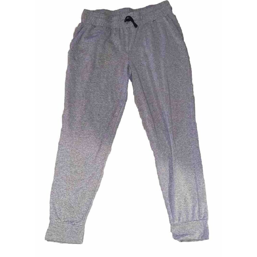 Unisex Athletic Works Medium Gray Active Sweat Pants Drawstring